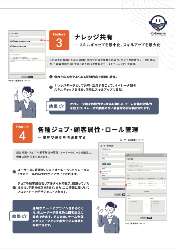 リアルタイムオペレータ支援システムKotonami資料３ページ目のサムネイル
